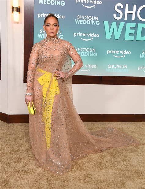 jennifer nude|Jennifer Lopez Continues Her Glitter Streak in a Naked Dress